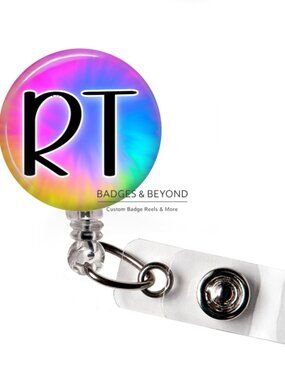 🩻✨ RT Radiologic Technologist Badge Reel | X-Ray Tech Retractable ID Holder